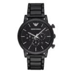 Montre Emporio Armani AR1895 Luigi "full black" pour homme au Maroc.