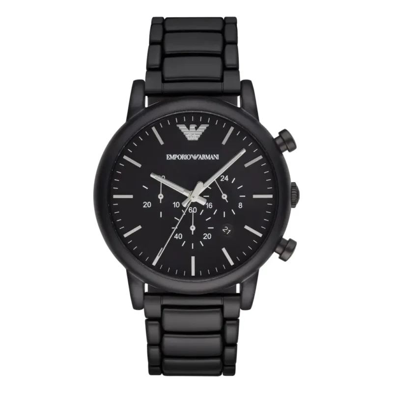 Montre Emporio Armani AR1895 Luigi "full black" pour homme au Maroc.