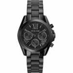 Montre Michael Kors MK6058 Mini Bradshaw entièrement noire pour femme au Maroc.