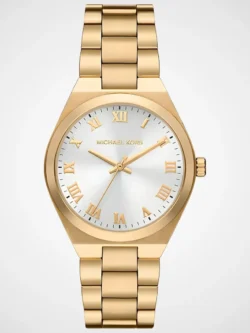 Montre Femme Michael Kors MK7391 Lennox dorée, cadran blanc et chiffres romains, pour femme au Maroc.