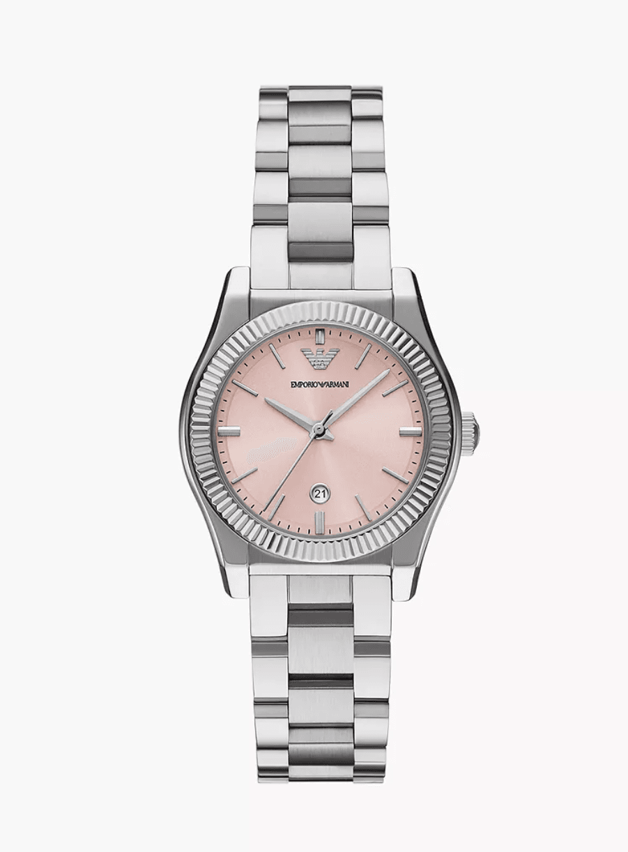 Montre Emporio Armani Federica (AR11658) avec cadran rose 32mm pour femme au Maroc.