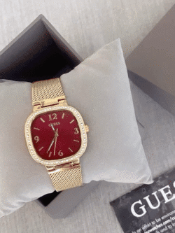 Montre Guess GW0354L4 présentée dans son coffret officiel gris.