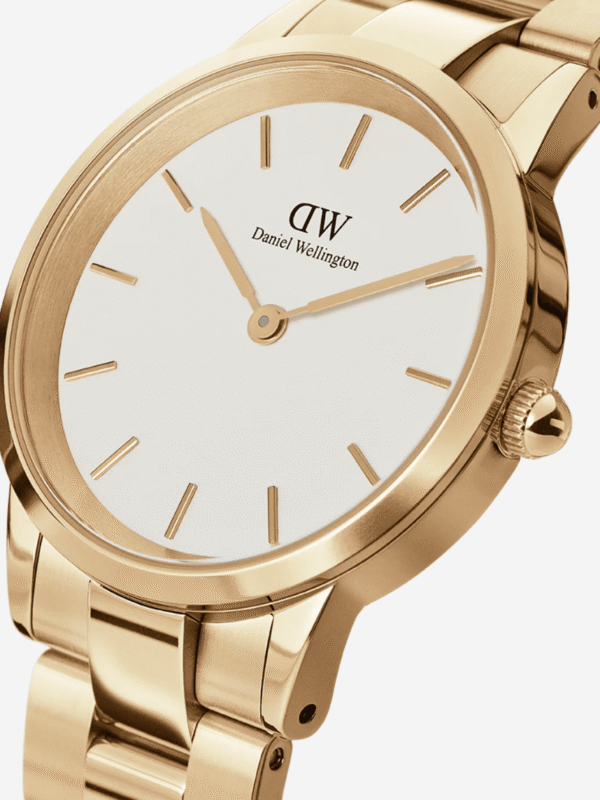 Montre Daniel Wellington femme bracelet link or 28mm profil ultra-fine Maroc