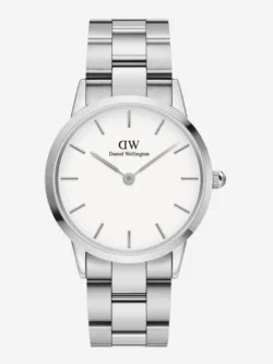 Montre Daniel Wellington au Maroc : Prix, Modèles et Guide d'Achat 2026 Montre Daniel Wellington Iconic Link 28mm Silver bracelet maillons acier femme