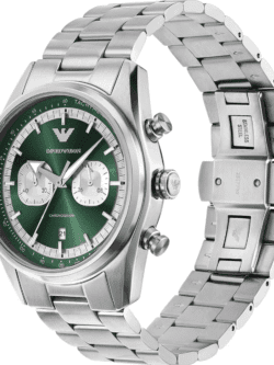 Montre Homme Emporio Armani AR11637 cadran vert émeraude et sous-cadrans argentés pour homme au Maroc.