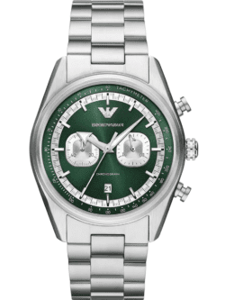 Montre Homme Emporio Armani AR11637 cadran vert émeraude et sous-cadrans argentés pour homme au Maroc.