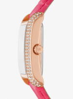 Montre Michael Kors Emery MK2984 rose gold avec cristaux pavés pour femme au Maroc.