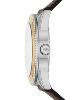 Montre Michael Kors Jessa MK7205 argenté/or rose avec lunette cristaux pour femme au Maroc.