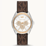 Montre Michael Kors Jessa MK7205 argenté/or rose avec cadran multifonction pour femme au Maroc.