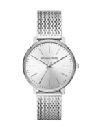 montre Michael Kors Pyper MK4338 argentée maille milanaise cadran sunray cristaux pour femme au Maroc.
