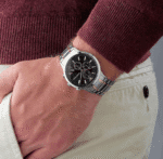 Emporio Armani AR11165 portée au poignet homme tenue casual chic cadeau anniversaire Maroc