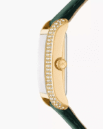 Michael Kors Emery MK4697 boîtier doré cristaux cadran vert