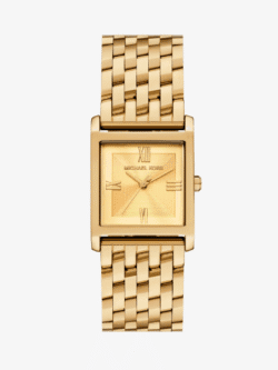 Montre Femme Michael Kors Georgie MK4934 dorée boîtier carré vue de face