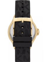 Dos bracelet silicone monogramme MK montre Michael Kors MK7281