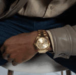 montre guess day date gw0265g2 gold style prestige homme