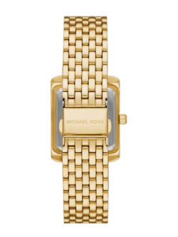 Dos montre Michael Kors MK4742 boucle déployante acier doré gravée MK