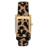 Dos montre Michael Kors MK7387 bracelet cuir léopard boucle ardillon dorée