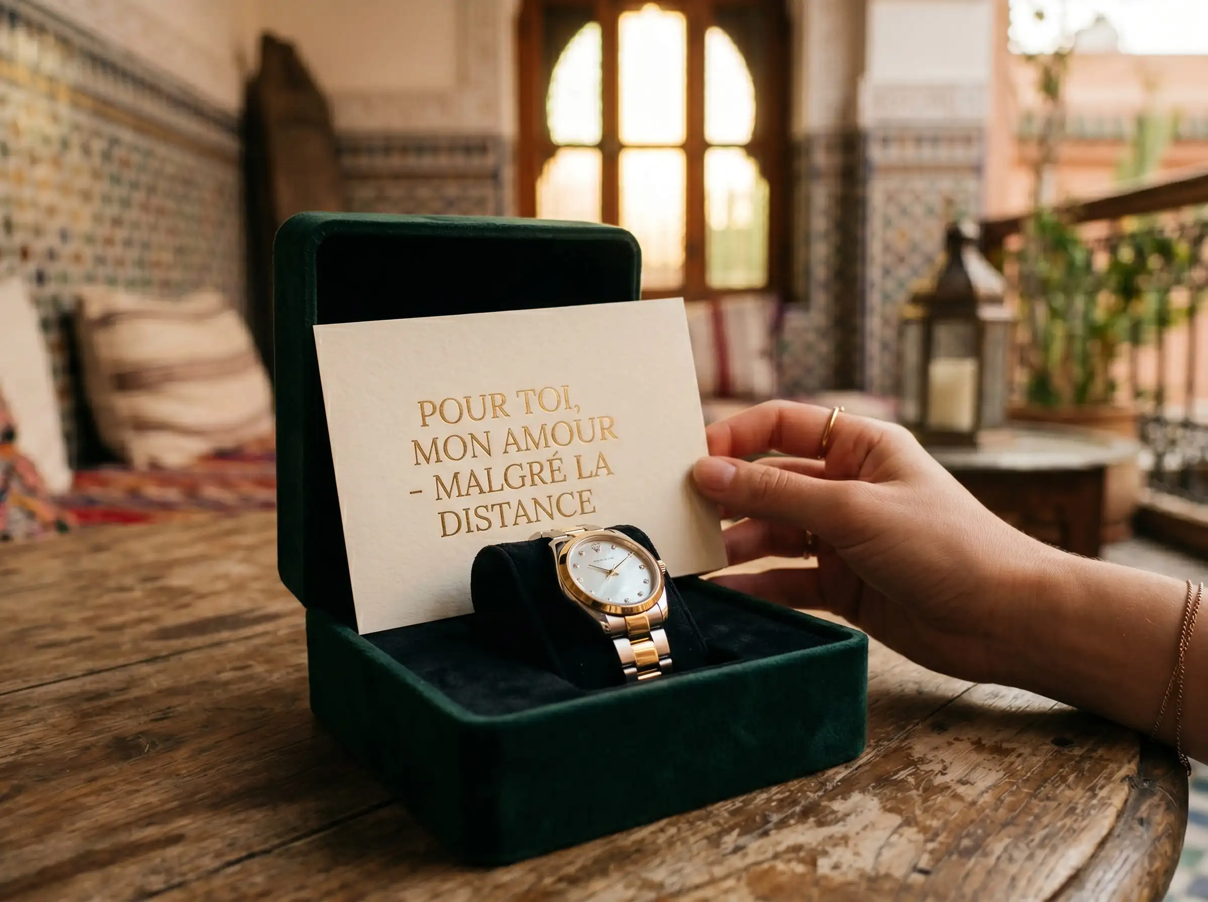 L'Amour à Distance : Offrir une Montre Cadeau au Maroc montre cadeau distance maroc