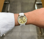 Montre Michael Kors Jessa MK7267 femme portée au poignet