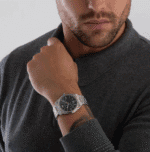 emporio armani ar11622 federico noir acier portee poignet pour homme au maroc