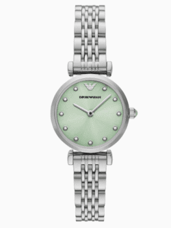 emporio armani ar11667 vert acier face pour femme au maroc
