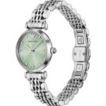 emporio armani ar11667 vert acier profil pour femme au maroc