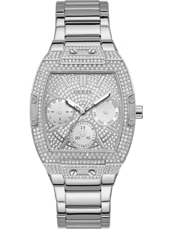 montre guess gw0104l1 cadran argenté acier argent pour femme au maroc