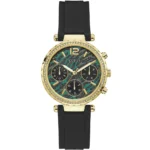 guess gw0113l1 solstice montre femme cadran vert dore au maroc