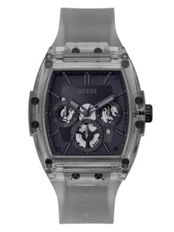 guess gw0203g9 phoenix montre homme grise multifonction face