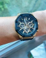 guess gw0263g1 momentum montre portee bracelet noir homme au maroc