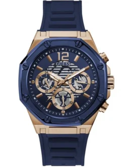 guess gw0263g2 momentum montre homme cadran bleu au maroc