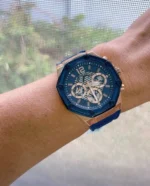 guess gw0263g2 momentum montre portee bracelet bleu homme au maroc
