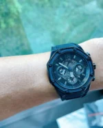 guess gw0263g4 momentum montre portee bracelet noir homme au maroc