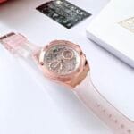 guess gw0409l3 montre femme cadran multifonction rose