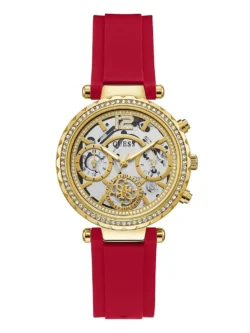 guess gw0484l1 solstice montre femme cadran transparent dore au maroc