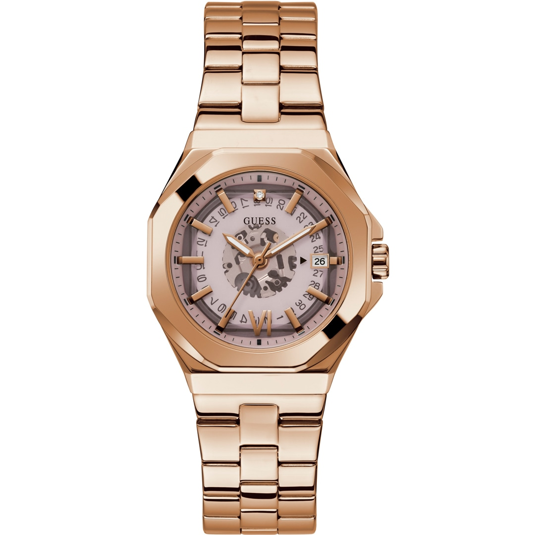 guess-gw0551l3-empress-femme-cadran-rose-bracelet-rose-gold-face guess gw0551l3 rose gold face pour femme au maroc
