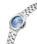 guess gw0873l1 montre femme bracelet acier argent detail