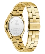 guess gw0873l2 dos boîtier acier doré pour femme au maroc