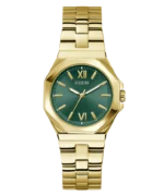 guess gw0873l2 cadran vert doré pour femme au maroc
