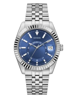 guess gw0977g1 bleu acier face pour homme au maroc