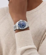 guess gw0977g1 bleu acier portee pour homme au maroc