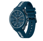 Hugo Boss Velocity 1514061 profil bracelet silicone bleu.