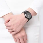 michael kors mk6625 montre portée cadran noir pour femme au maroc