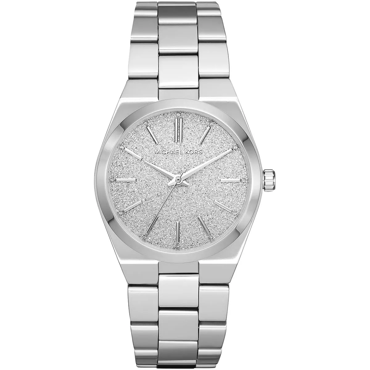 michael-kors-mk6626-femme-cadran-argente-acier-argent-face montre michael kors mk6626 cadran argenté acier argent pour femme au maroc