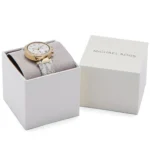 michael kors mk6916 montre femme boitier dore cristal detail dans ca boite originale