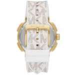 michael kors mk7221 montre femme bracelet blanc detail