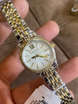 michael kors mko1172 cadran blanc pave detail femme au maroc
