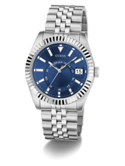 montre guess gw0977g1 bleu acier profil pour homme au maroc
