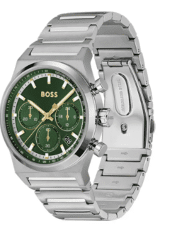 Montre Hugo Boss 1514220 vert avec boutons poussoirs pour homme au Maroc.