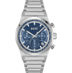 Montre Hugo Boss 1514250 bleu avec cadran soleillé pour homme au Maroc.